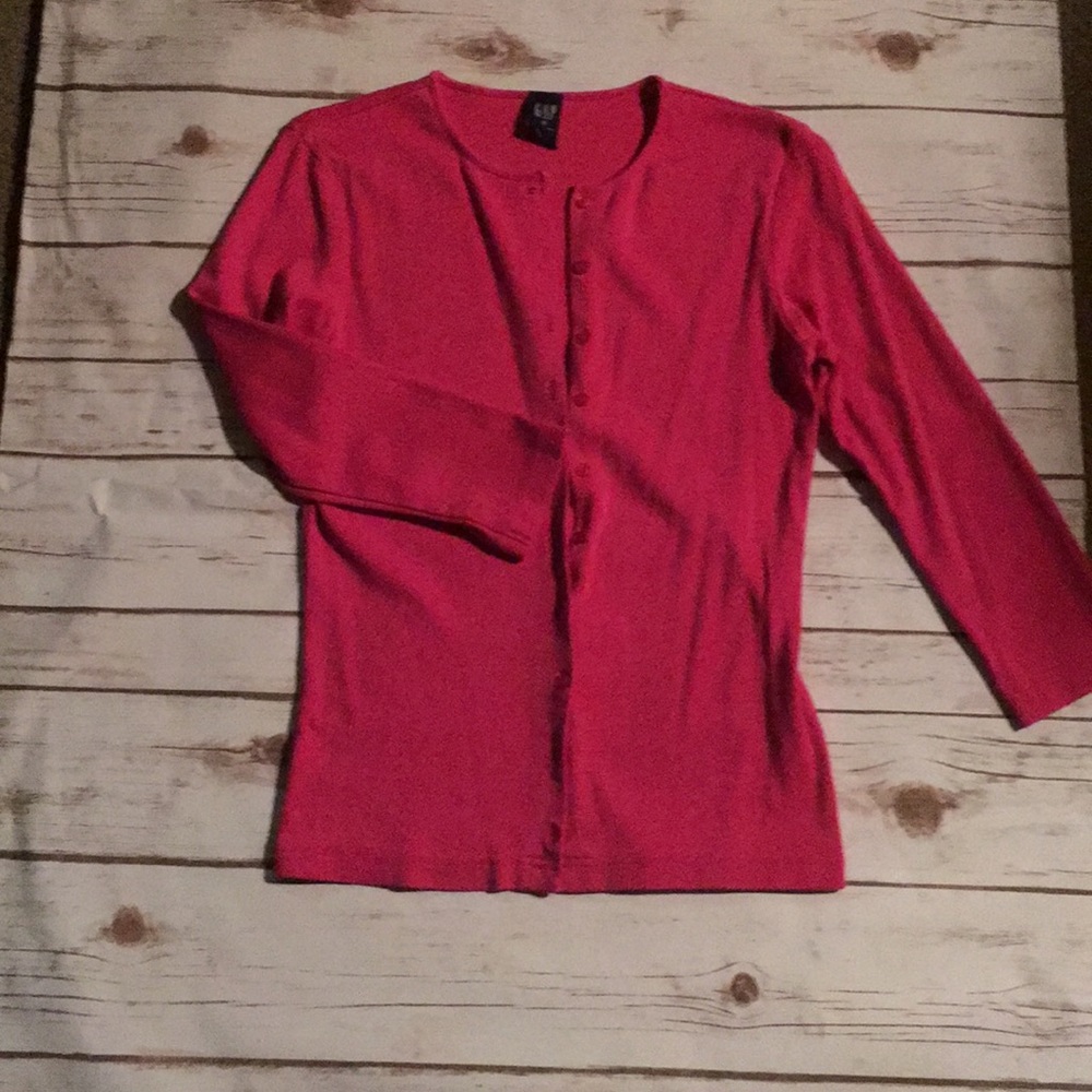 Gap women’s / girls hot pink cardigan
